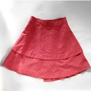 Anthropologie -  Red wrap skirt.